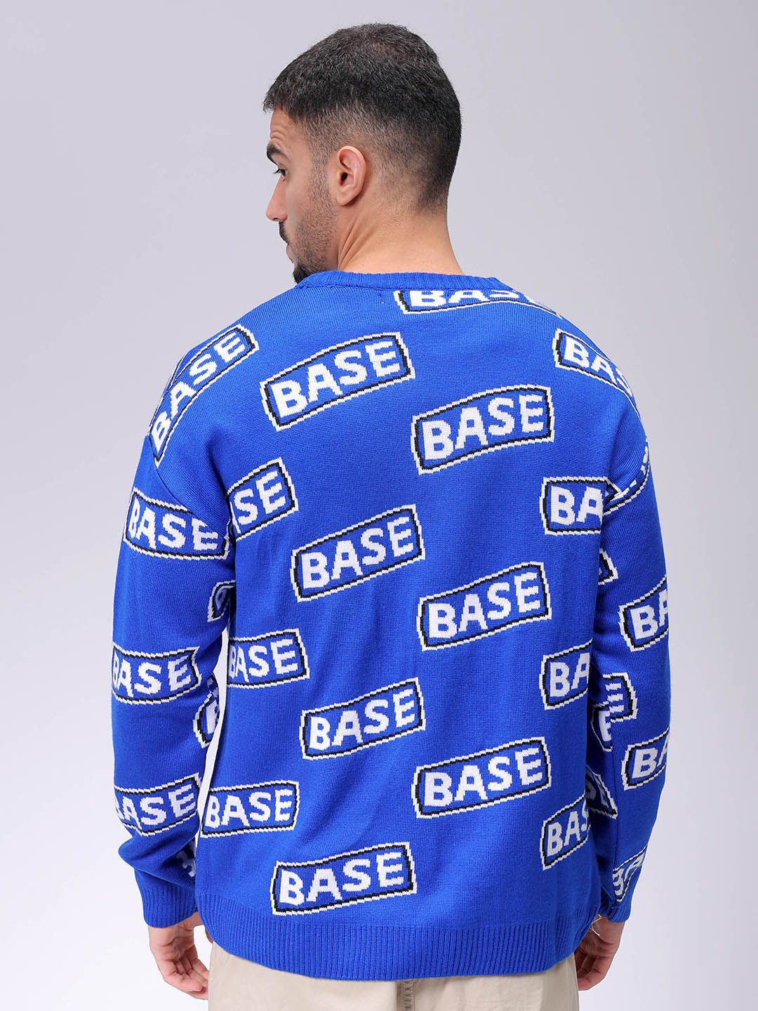 The Indian Garage Co Men Typography Longline Pullover