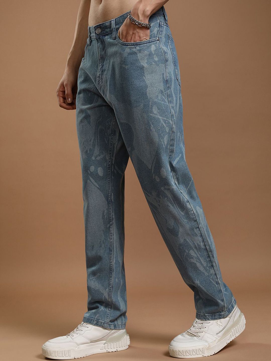 HIGHLANDER Men Relaxed Fit Printed Jeans