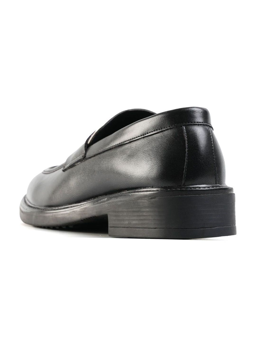 MONKSTORY Cosmopolitan Contrast Penny Loafers  - Black/White