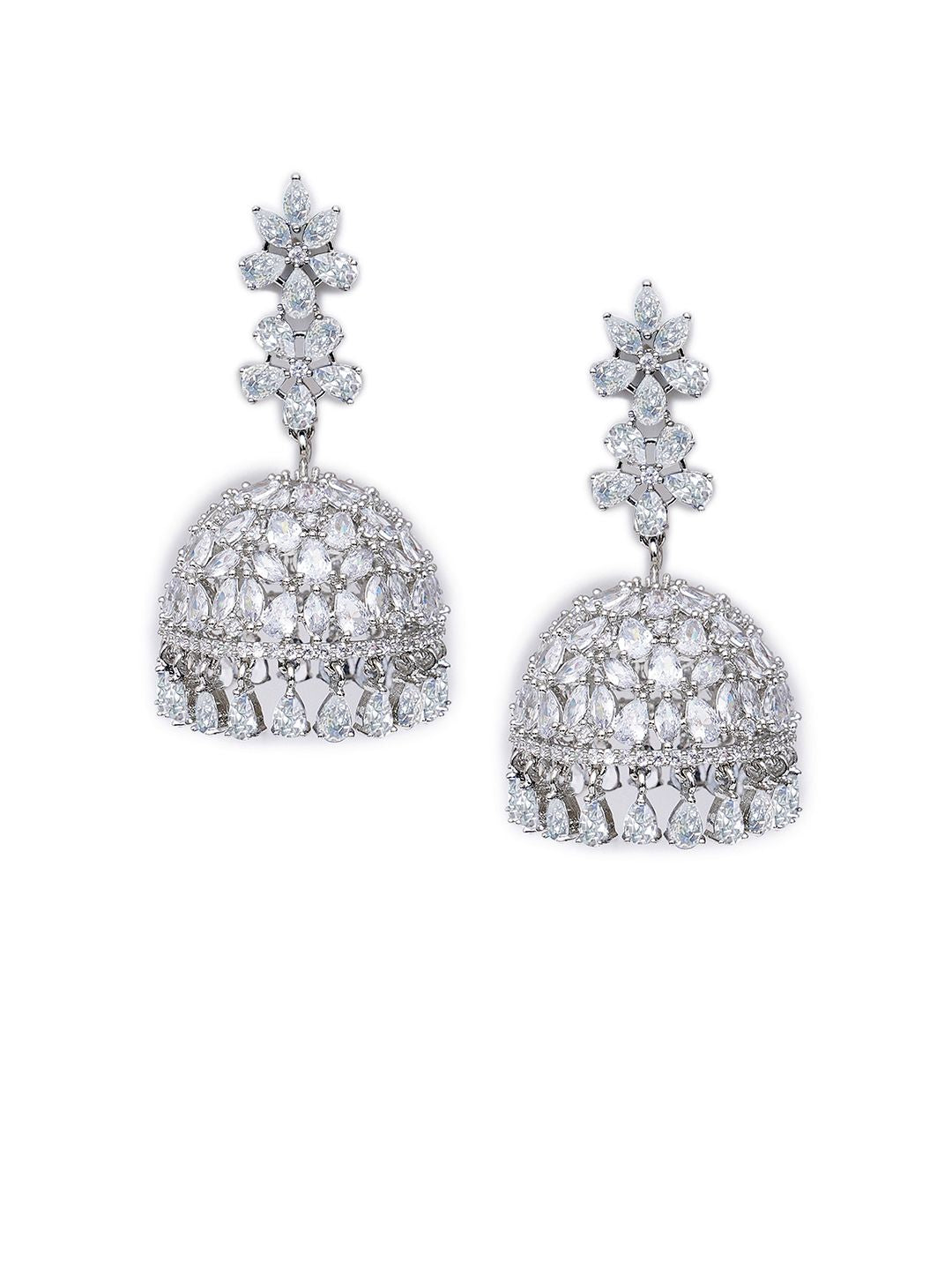 Karatcart Anting -anting Jhumkas Kontemporari