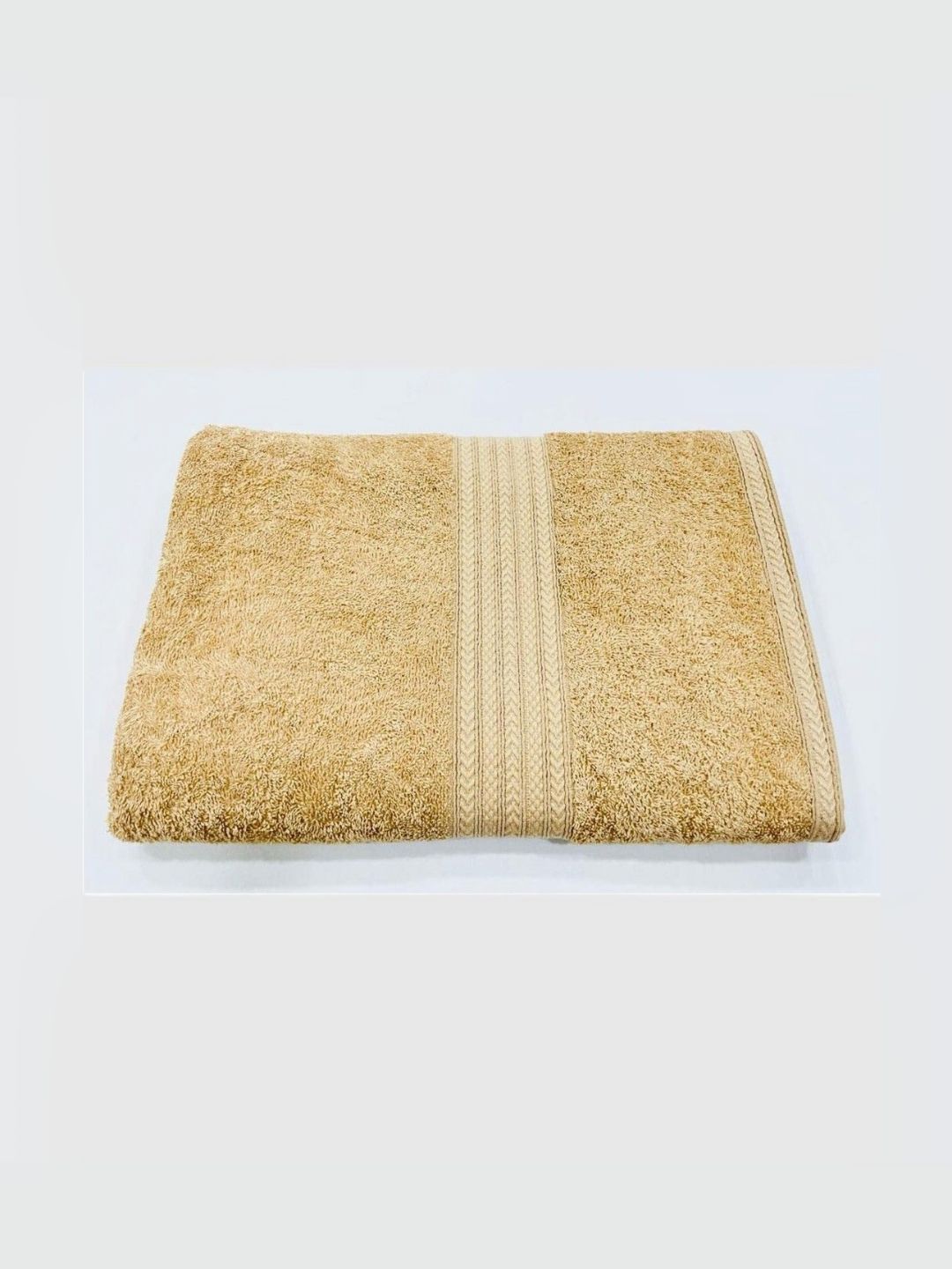 BOMBAY DYEING Beige 1 Pcs Cotton 450 GSM Bath Towel