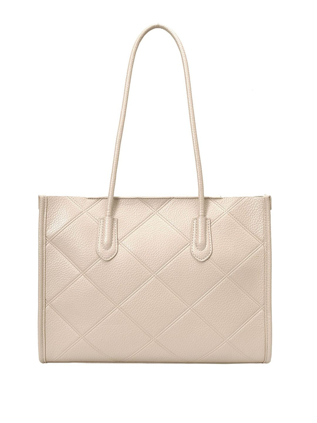 Lino Perros Textured Structured Shoulder Bag With Pouch