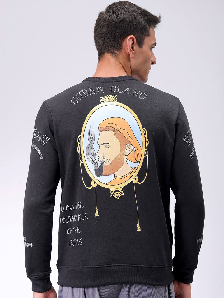 The Indian Garage Co Men Graphic Printed Sweatshirt