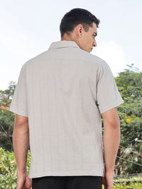 Thomas Scott Men's Premium Seersucker Cotton Casual Shirt