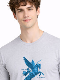 ADRO Men Printed T-shirt
