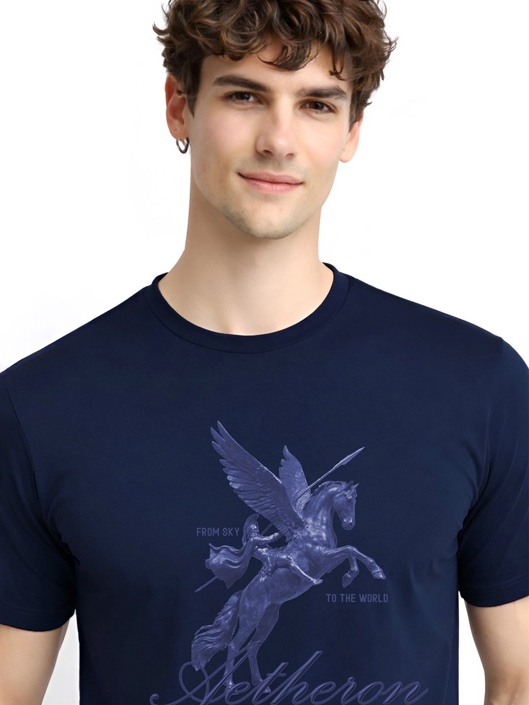 ADRO Men Printed T-shirt