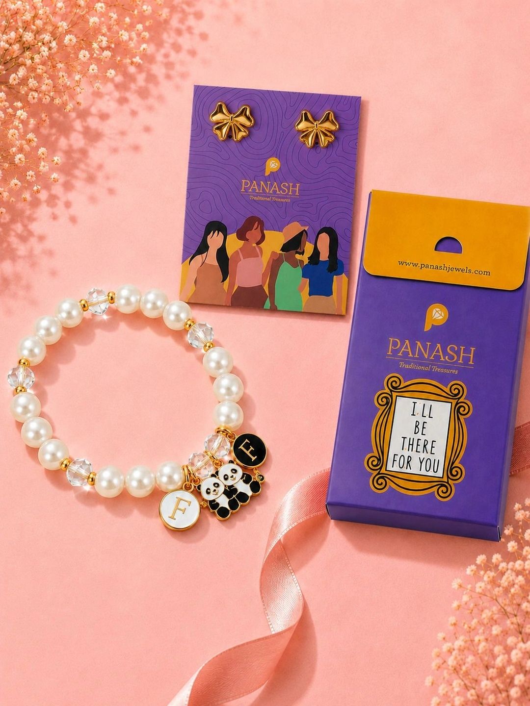 PANASH Women Brass Gold-Plated Bracelet