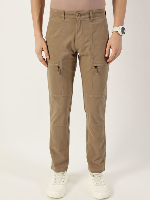 Thomas Scott Men Cotton Mid-Rise Regular Fit Trousers