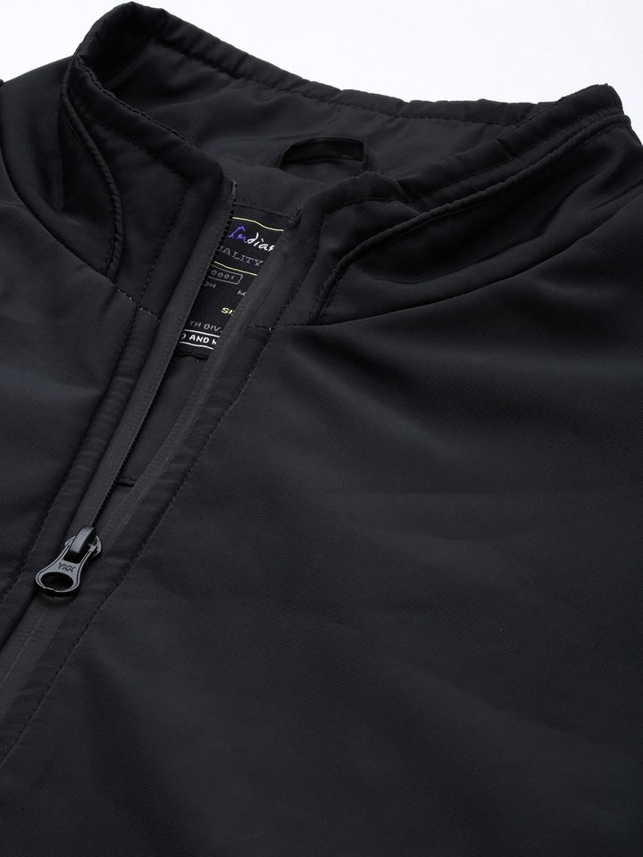 The Indian Garage Co Men Zip-Front Bomber Jacket with Insert Pockets