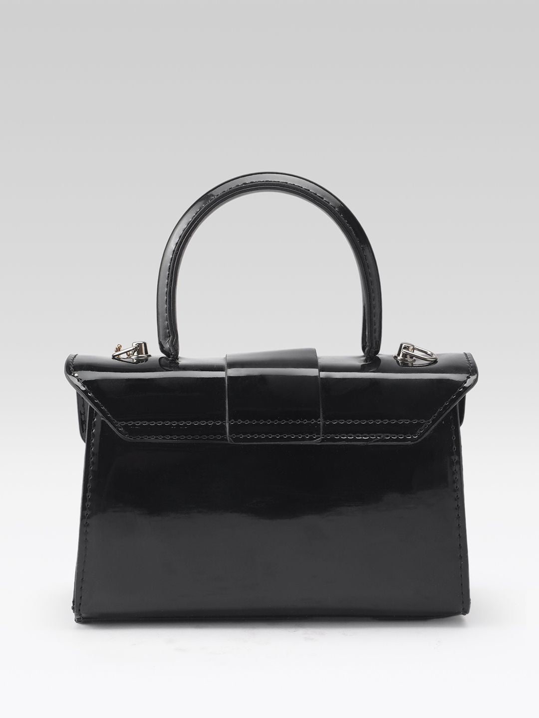 DressBerry Structured Satchel with Detachable Sling Strap