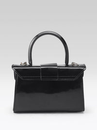DressBerry Structured Satchel with Detachable Sling Strap