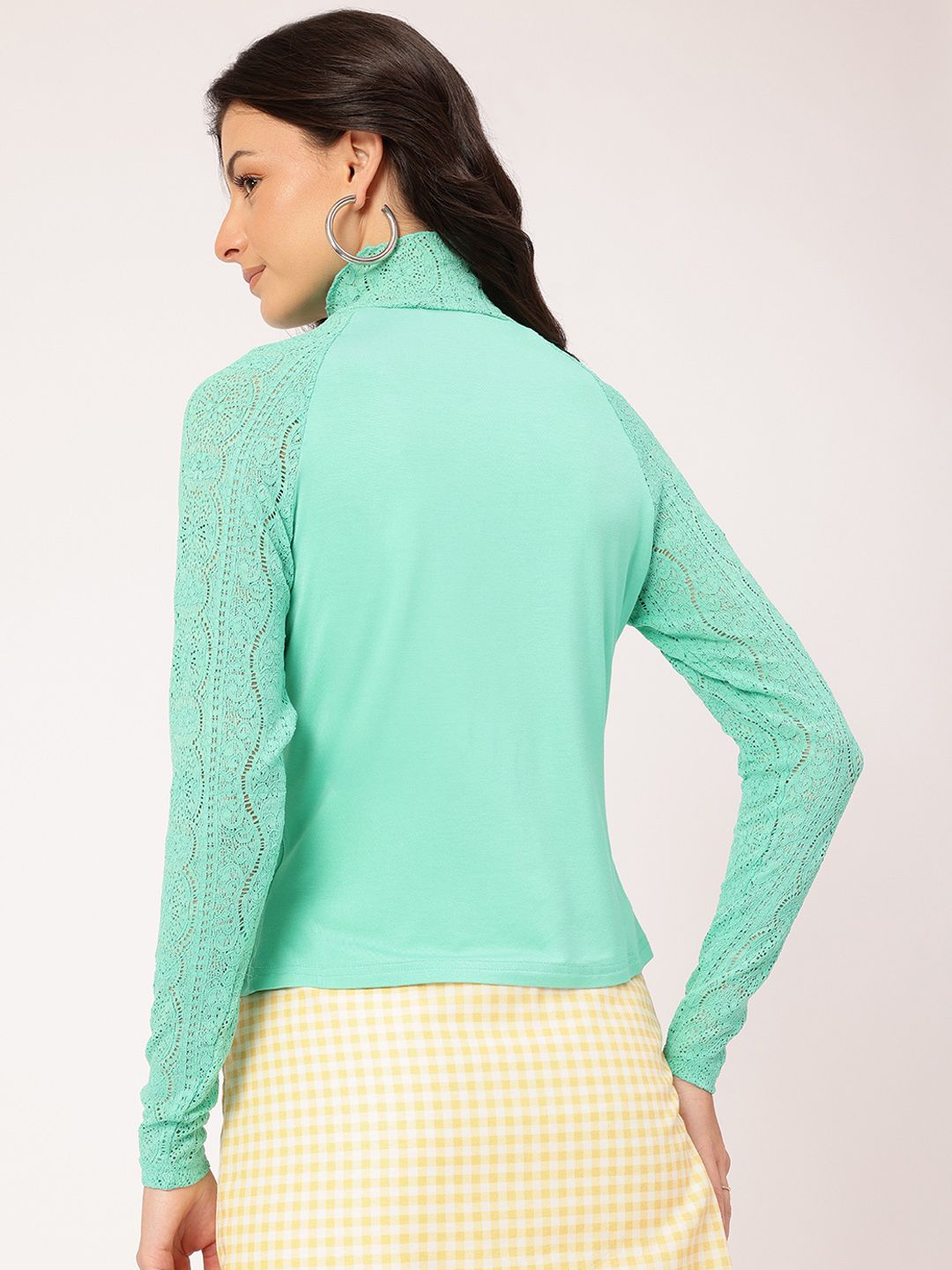DressBerry Cottagecore Chic Lace Inserts Top