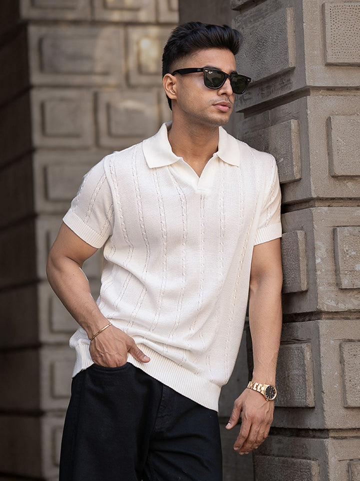 Powerlook Men Polo Collar T-shirt