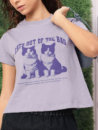 DressBerry Cattitude Creations Breathable Boxy Tee