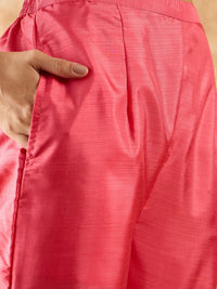 Indo Era Floral Yoke Design Straight Sequinned Kurta with Trousers & Dupatta