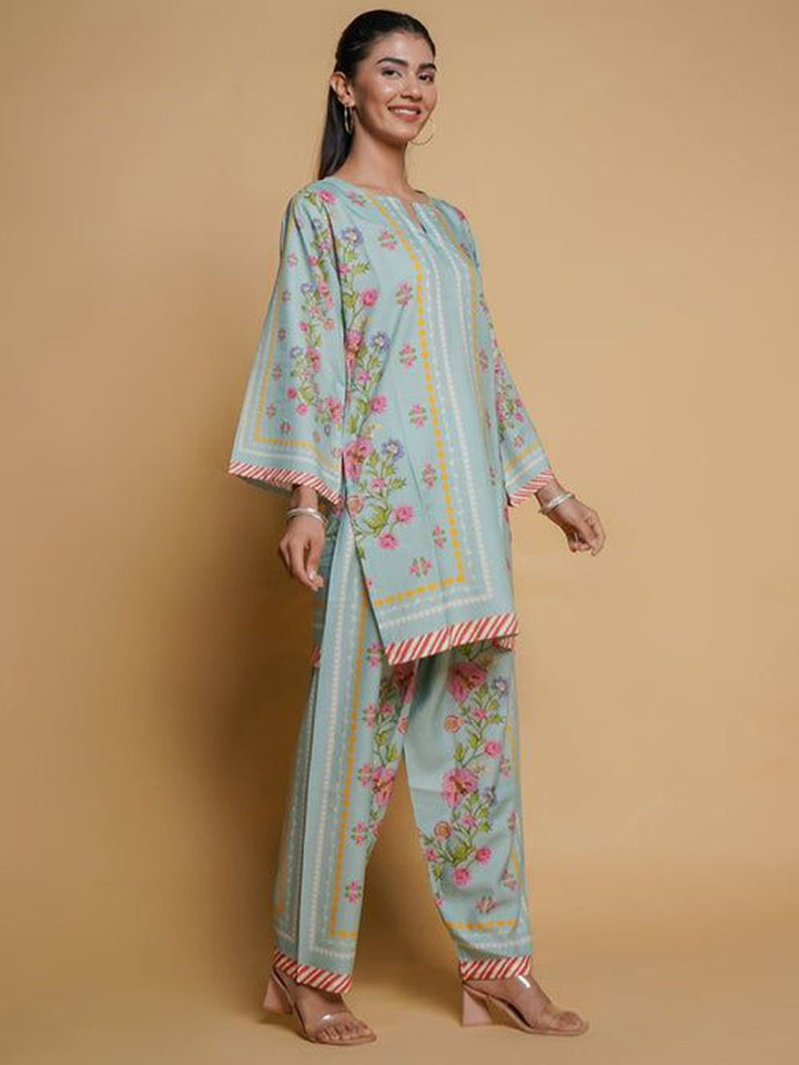 HOUSE OF KARI Printed Tunic & Trouser
