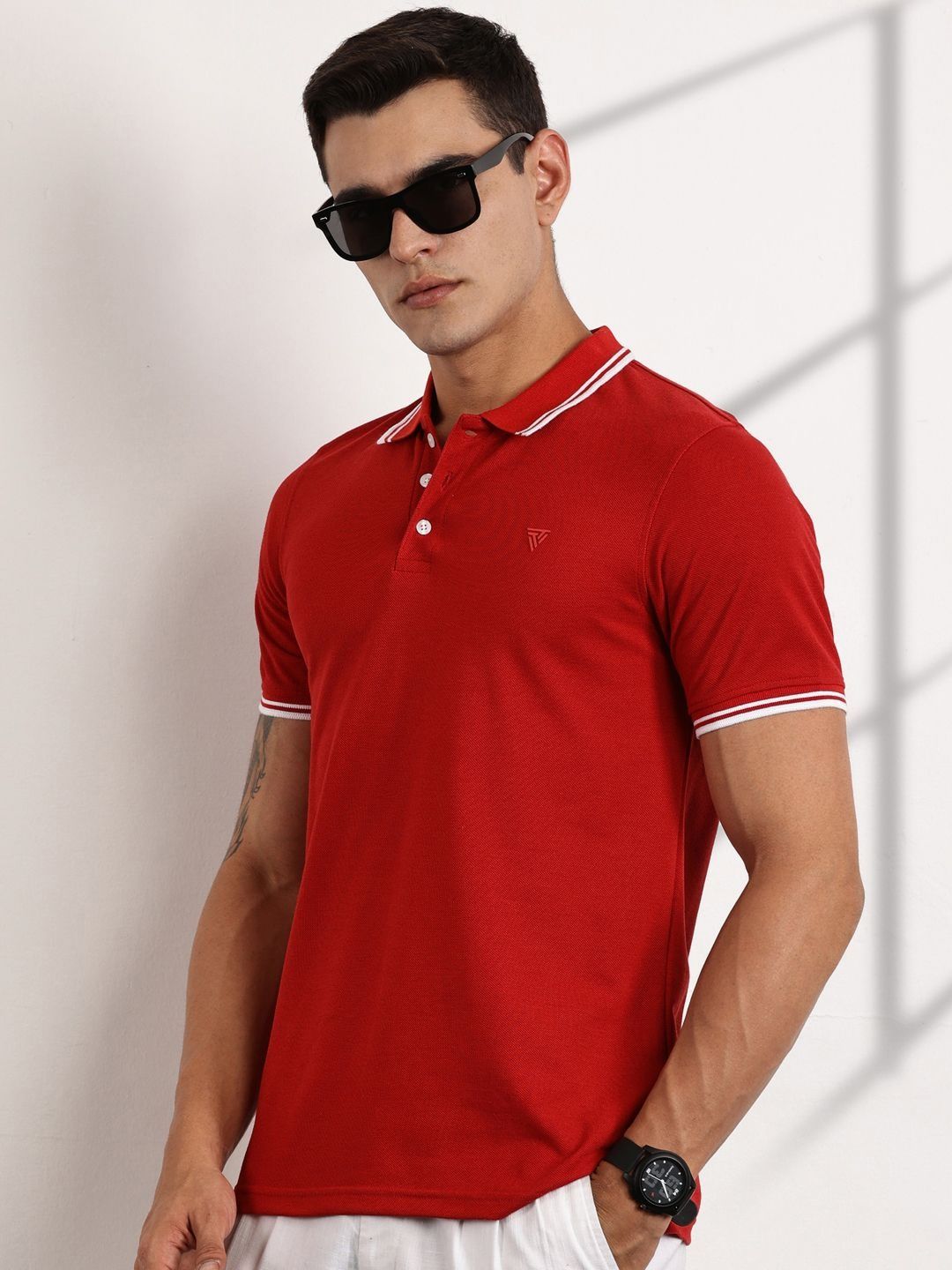 Thomas Scott Men Polo Collar T-shirt