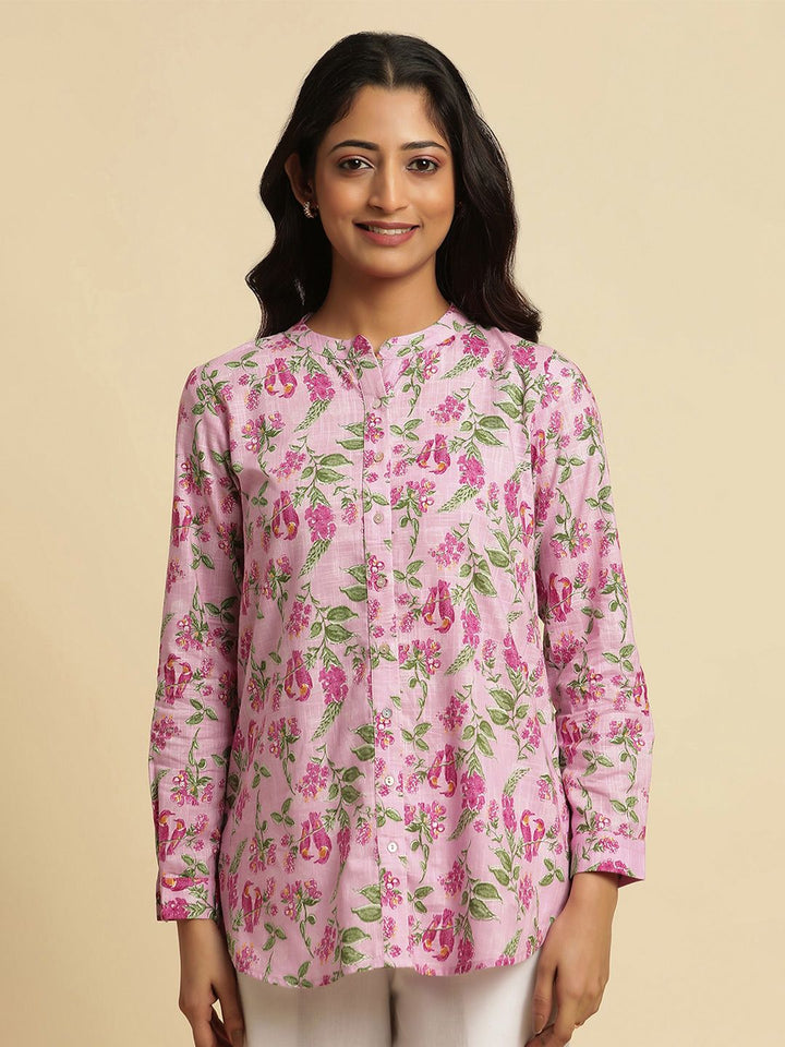 W Women Floral Opaque Printed Casual Shirt