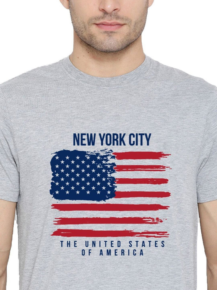 ADRO Men Pack of 3 Typography Printed Round Neck Cotton T-shirts