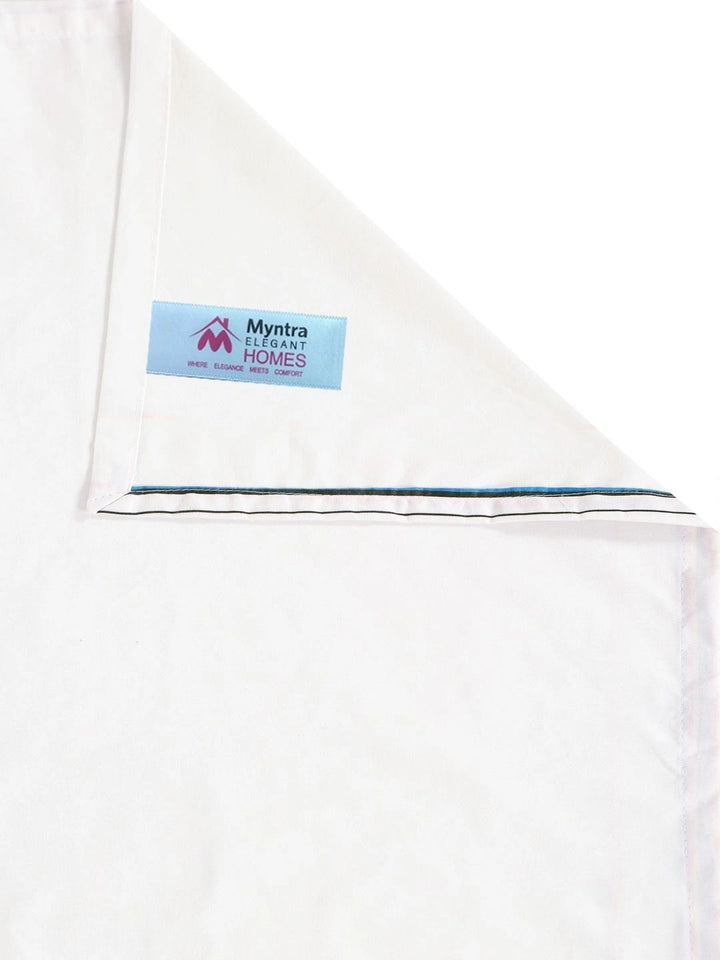 Myntra Elegant Homes White 400 TC King Bedsheet with 2 Pillow Covers