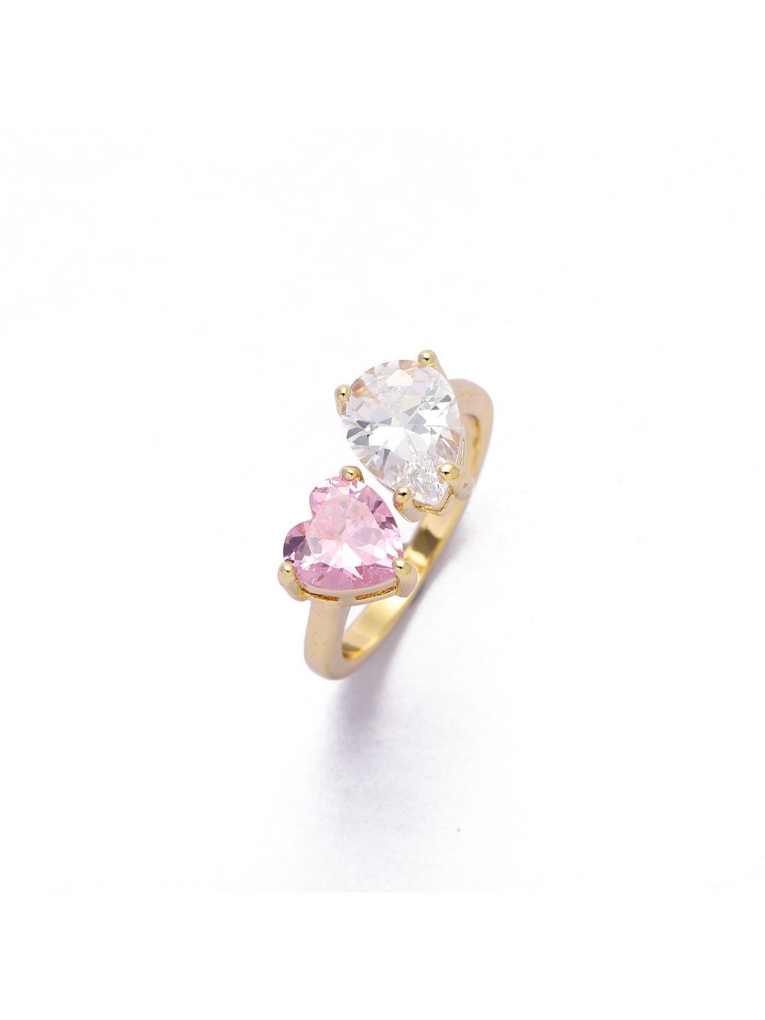 Cincin Jari Toietmoi Crystal Double Crystal Double Crystal