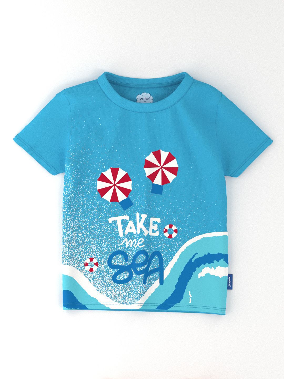 Nauti Nati Casual Outdoor Boys Pack Of 2 Graphic Printed Antimicrobial Cotton T-Shirts