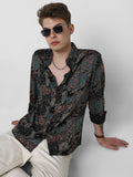 VASTRADO Men Classic Slim Fit Ethnic Motifs Printed Casual Shirt
