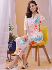 KALINI Printed Top With Trousers Co-Ords