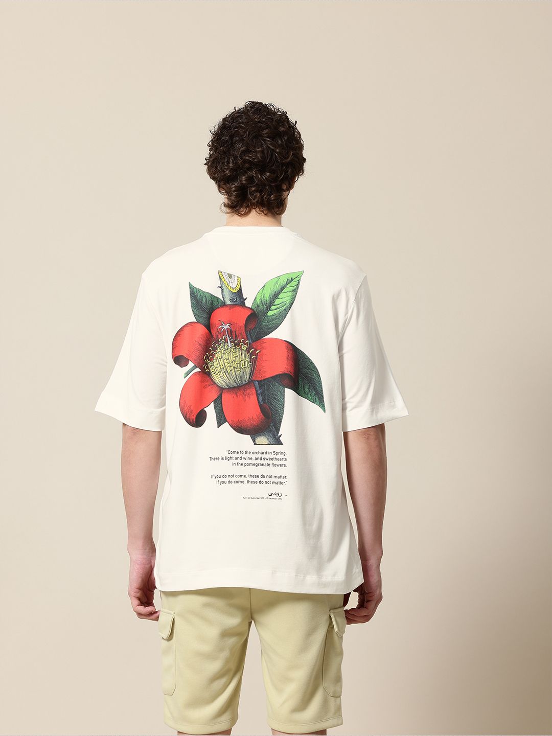 Mr Bowerbird Floral Printed Kapok Oversized T-shirt