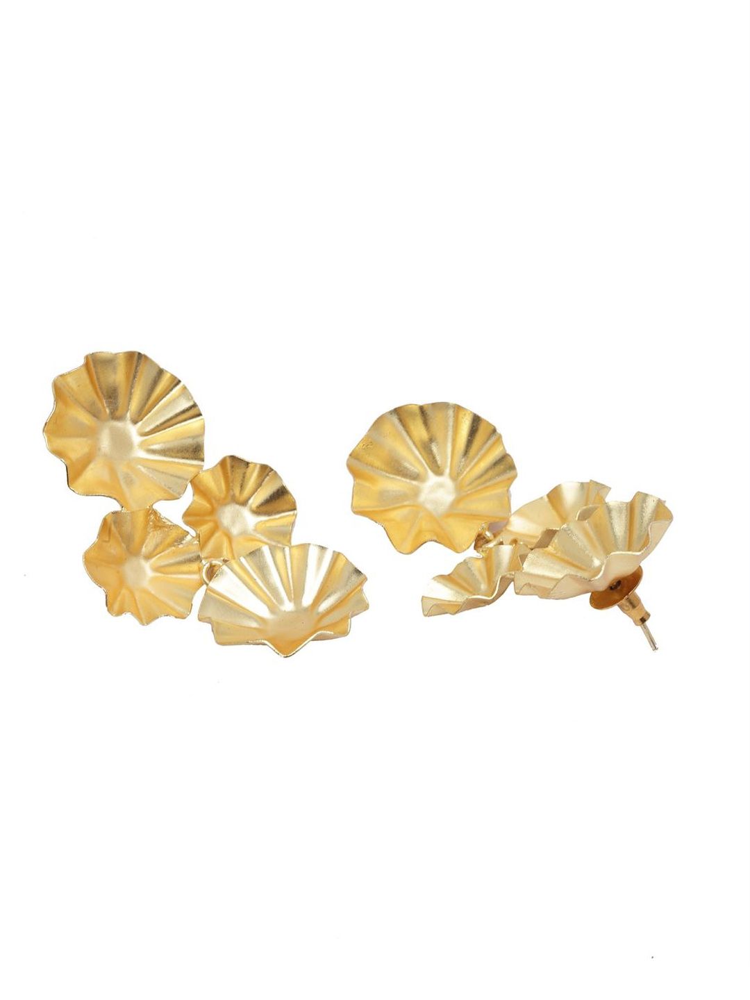 Anouk Gold-Plated Contemporary Drop Earrings