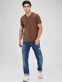 SPYKAR Men Mildly Distressed Light Fade Stretchable Mid-Rise Jeans