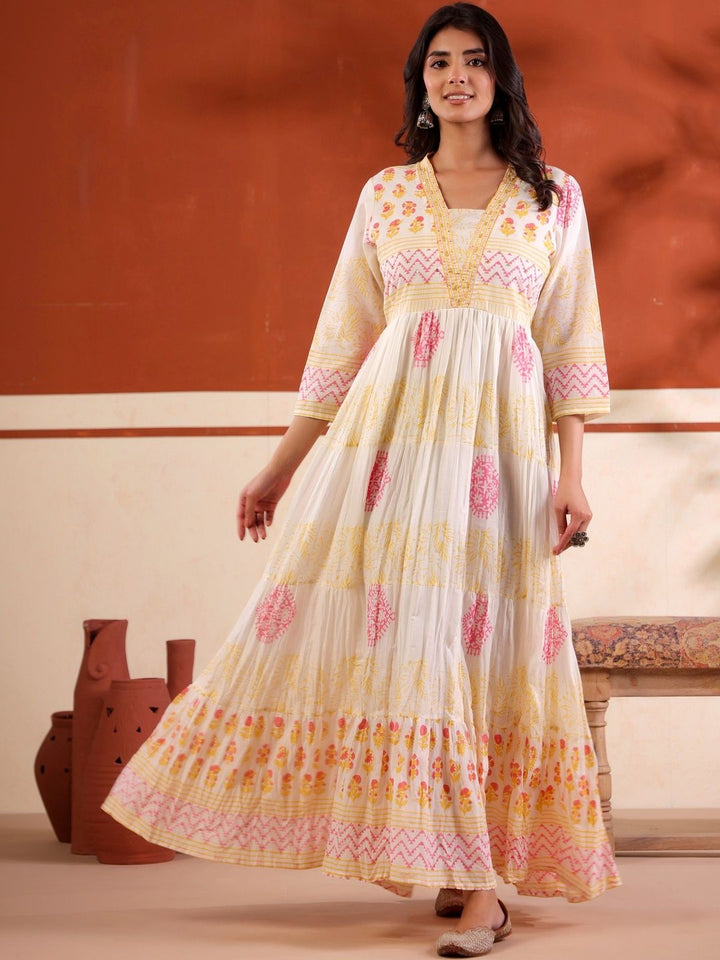 Mamicha Floral Print Maxi Dress