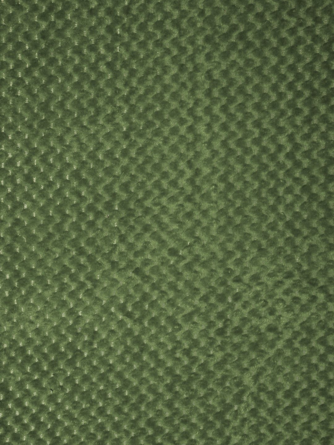 KLOTTHE Green Abstract 300TC Woolen Single Fitted Bedsheet & 1 Pillow Cover