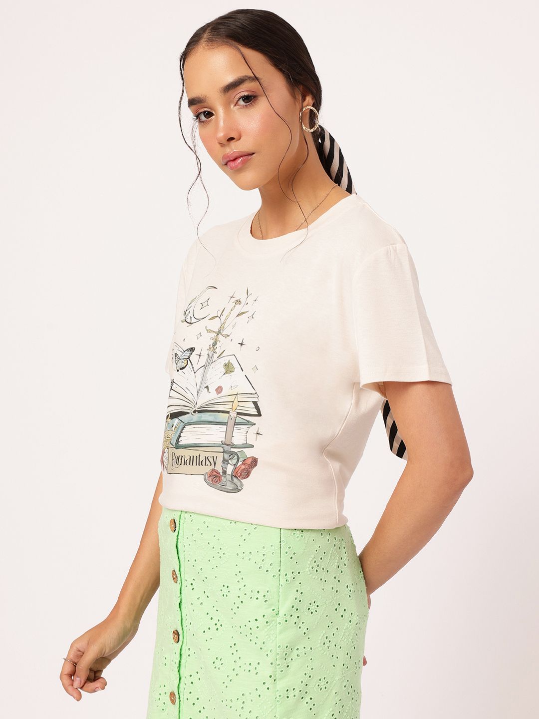 DressBerry Soft Girl Dreams Printed T-shirt