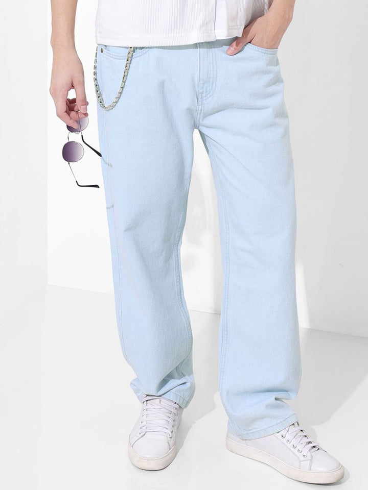 The Indian Garage Co Men Relaxed Fit Mid-Rise Cotton Jeans