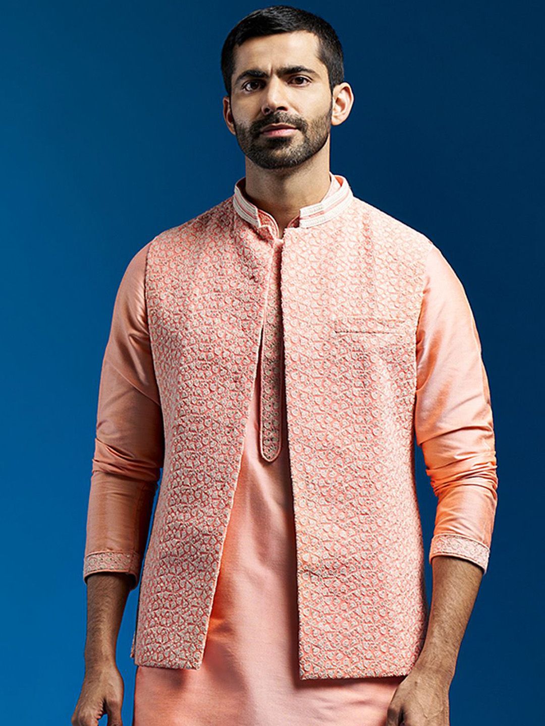 Vastramay Men Jaket Nehru Bersulam