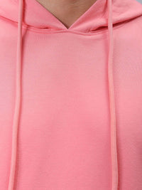 The Indian Garage Co Mens Polyester Oversized Solid Hooded Sweatshirts