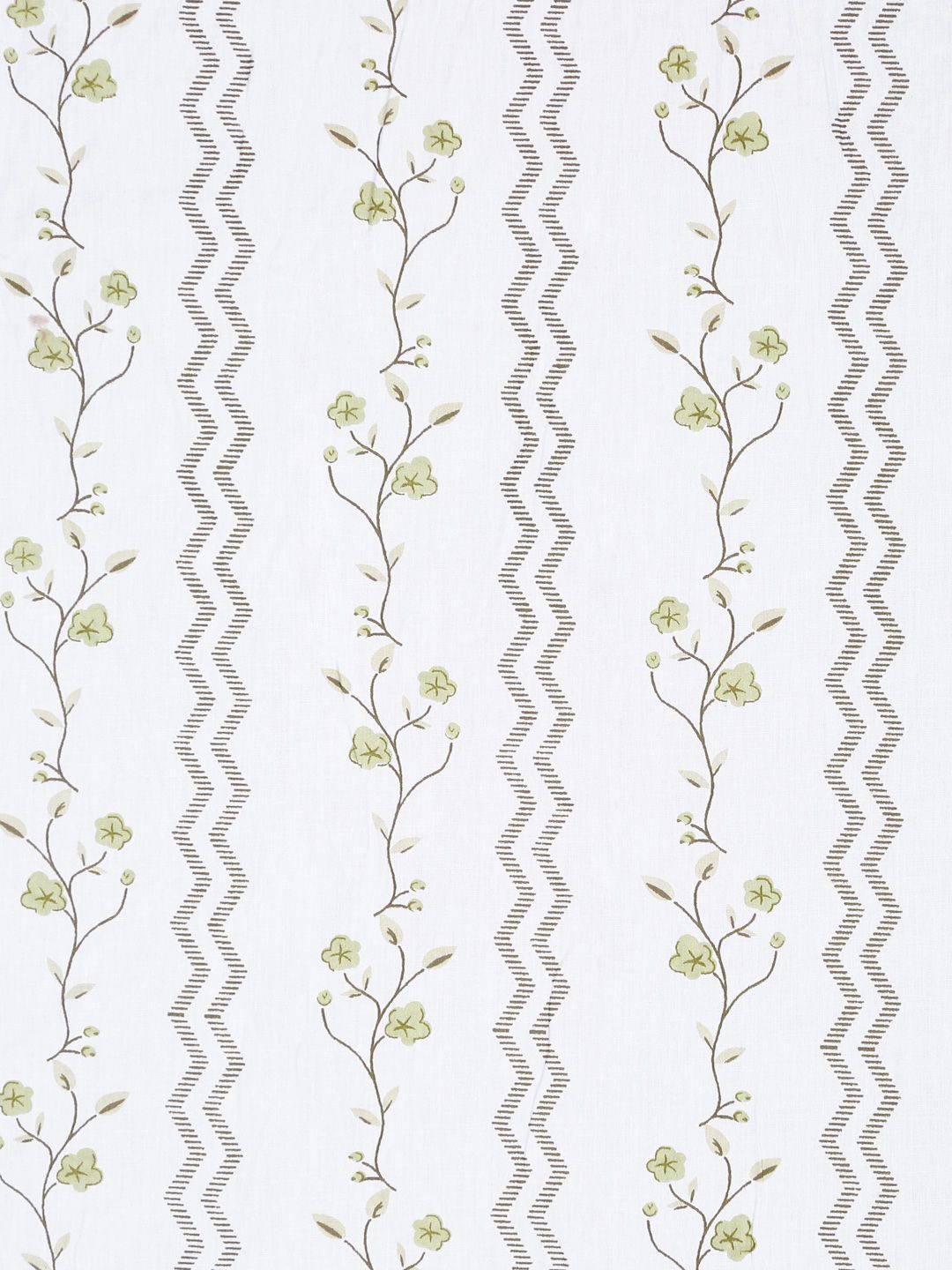 KLOTTHE White Floral 400 TC King Bedsheet with 2 Pillow Covers