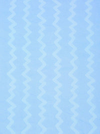 Myntra Elegant Homes Blue Chevron Polycotton 300 TC King Fine Bedsheet dengan 2 Sarung Bantal-98 x 87 inci