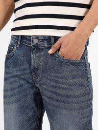 Urbano Fashion Men Bootcut Heavy Fade Stretchable Jeans