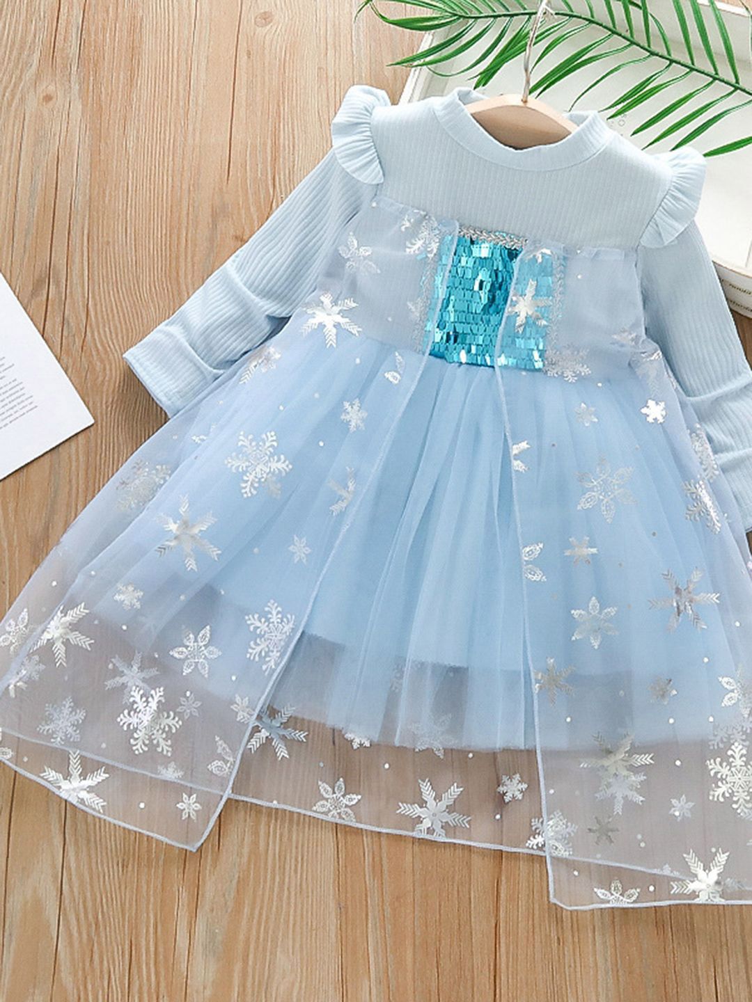 YK Girls Fit and Flare Cotton Dress