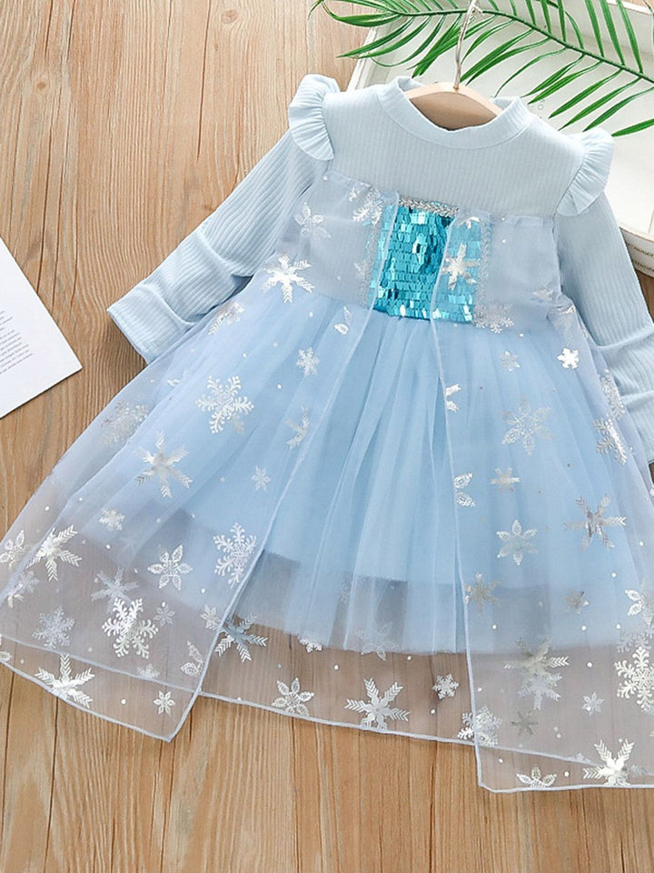 YK Girls Fit and Flare Cotton Dress