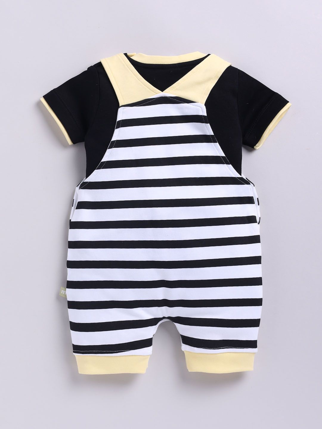 Moms Love Infant Boys Pure Cotton Striped Rompers