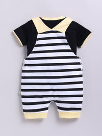 Moms Love Infant Boys Pure Cotton Striped Rompers
