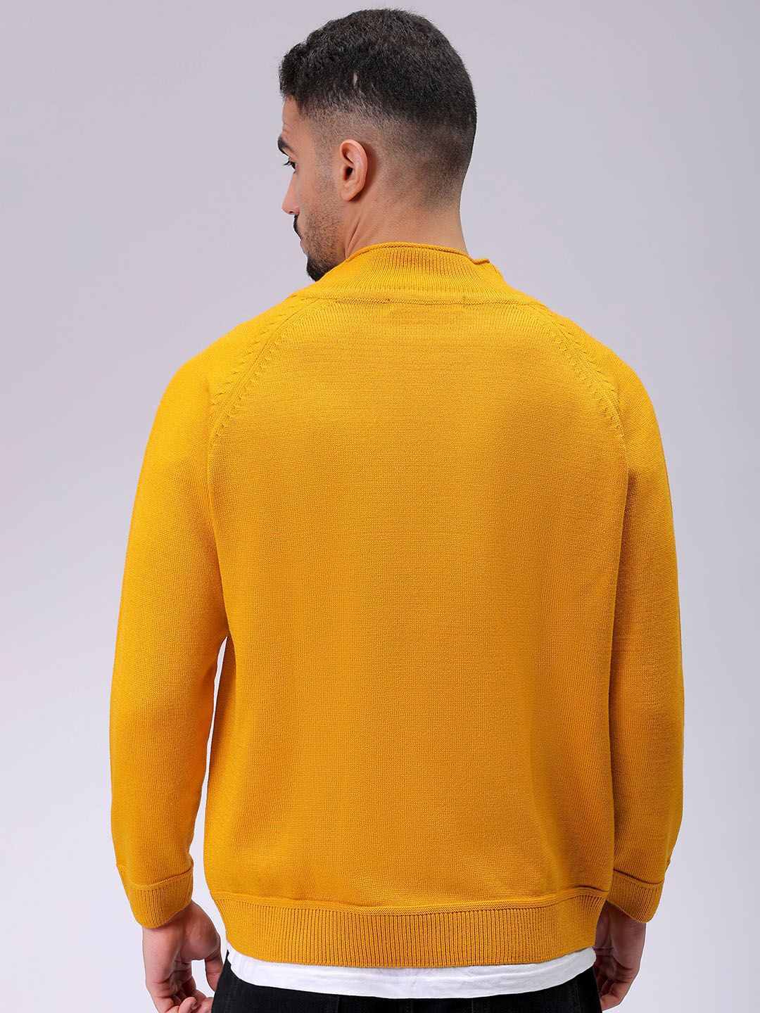The Indian Garage Co Men Turtle Neck Pullover Sweater