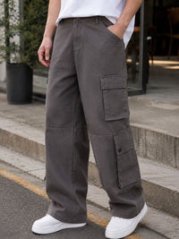 Eszett Seluar Kapas Cargos Regular Fit Mid-Rise Lelaki
