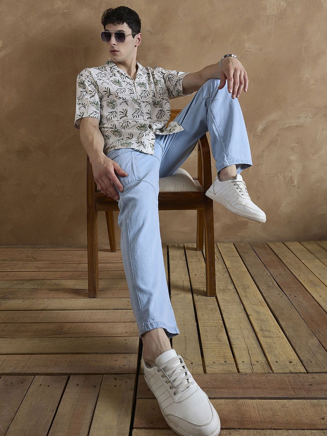 DENNISON Men Baggy Fit Cargo Jeans
