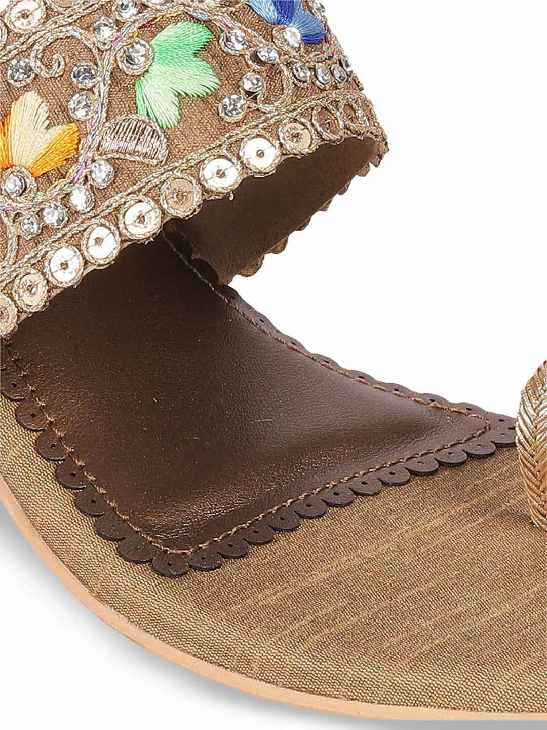 Metro Embellished Wedge Sandals