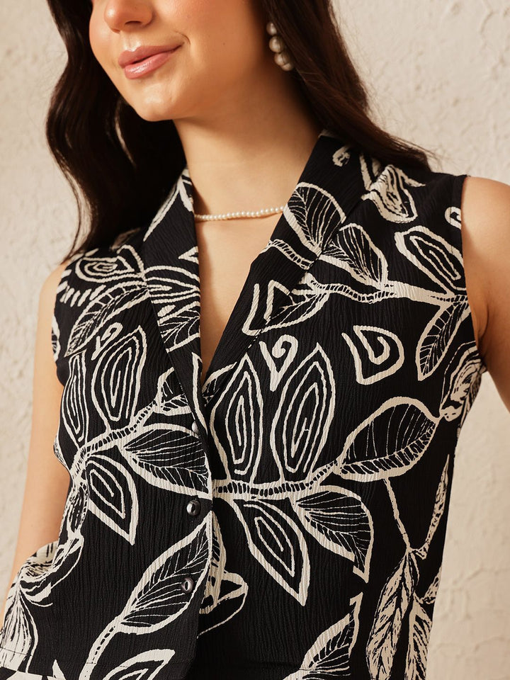 Street 9 Printed Top & Trousers Co-Ord Set