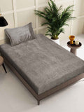 Myntra Elegant Homes Coklat 300 TC Bulu Set Cadar Bujang 2.20 m x 1.50 m